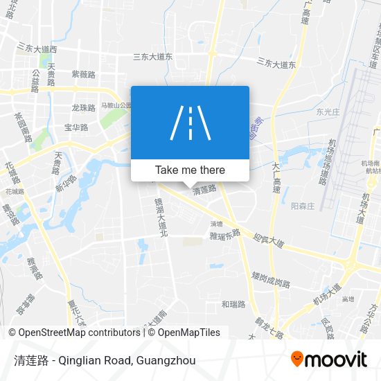 清莲路 - Qinglian Road map