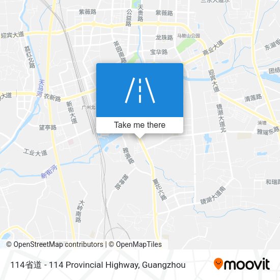 114省道 - 114 Provincial Highway map