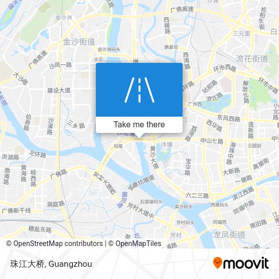 珠江大桥 map