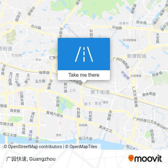 广园快速 map