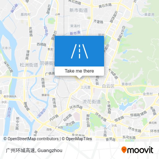 广州环城高速 map