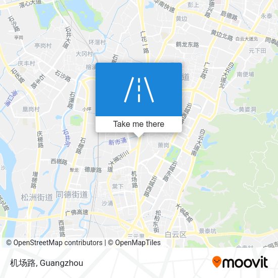 机场路 map