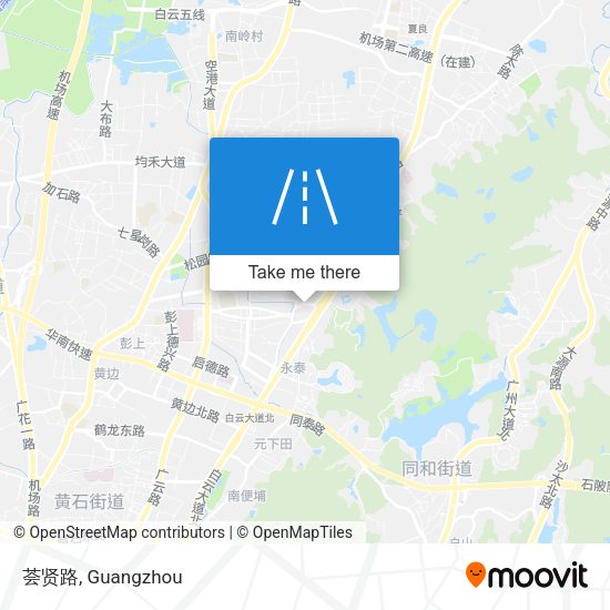 荟贤路 map