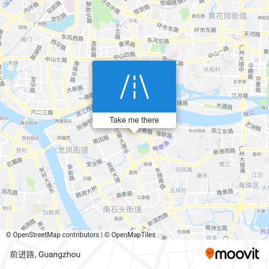 前进路 map