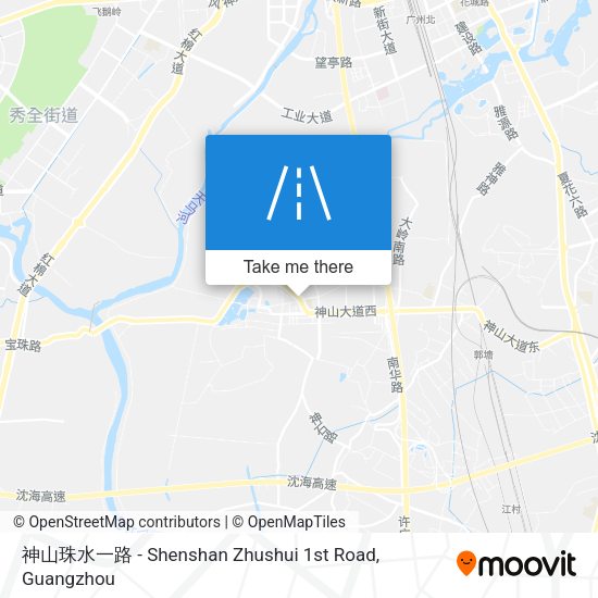 神山珠水一路 - Shenshan Zhushui 1st Road map