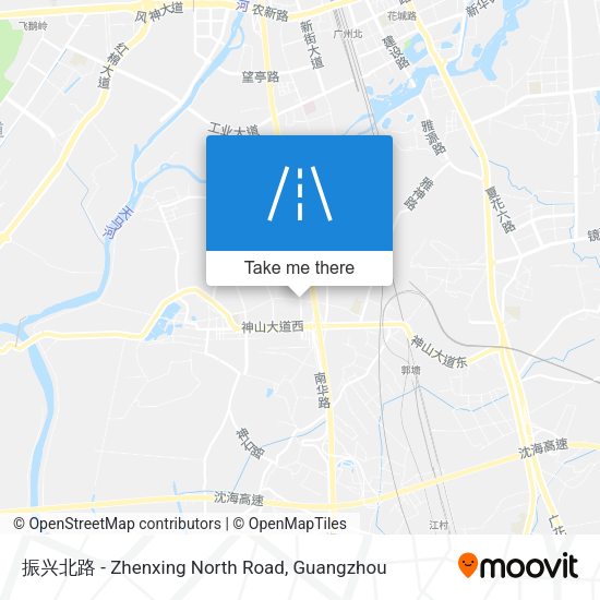 振兴北路 - Zhenxing North Road map