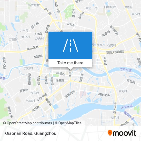 Qiaonan Road map