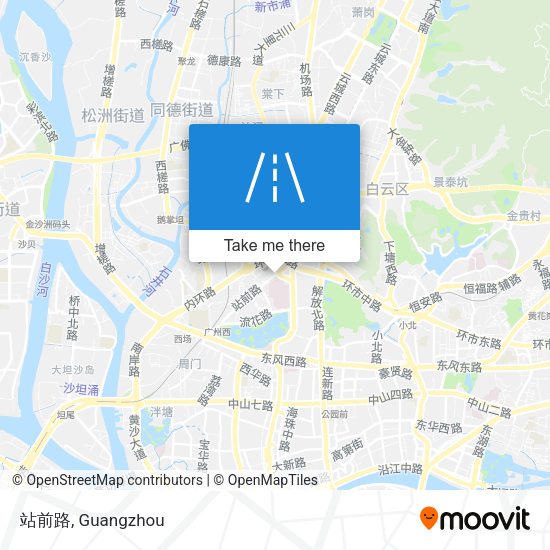 站前路 map