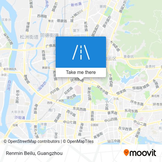 Renmin Beilu map