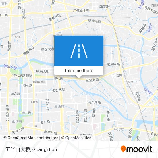 五丫口大桥 map