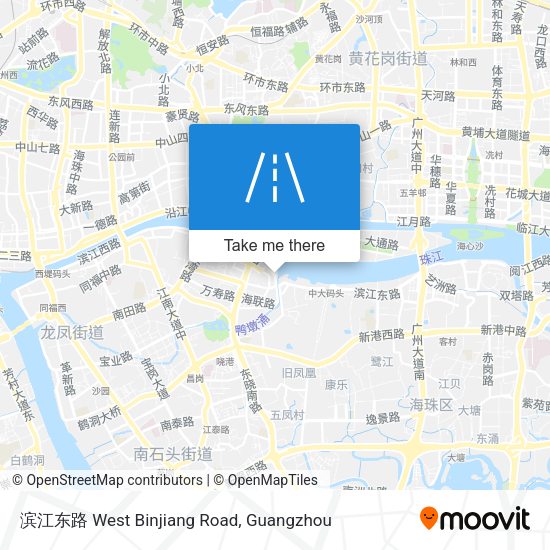 滨江东路 West Binjiang Road map