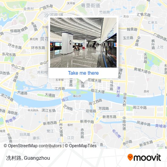 冼村路 map