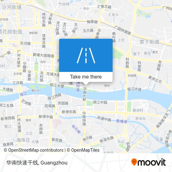 华南快速干线 map