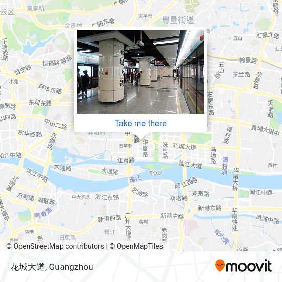 花城大道 map