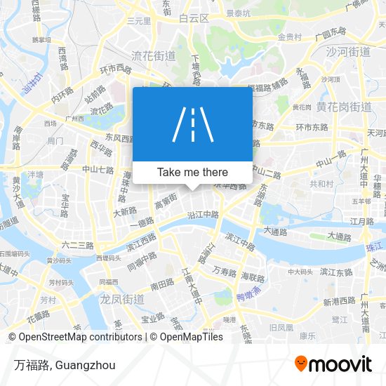 万福路 map