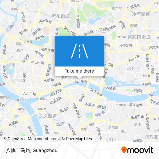 八旗二马路 map