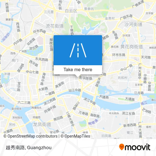 越秀南路 map