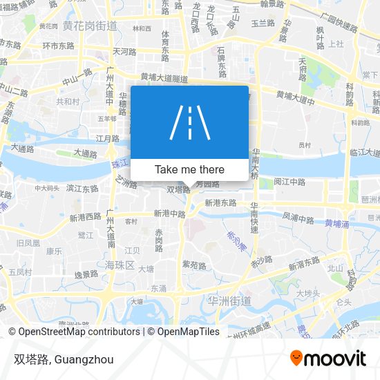 双塔路 map