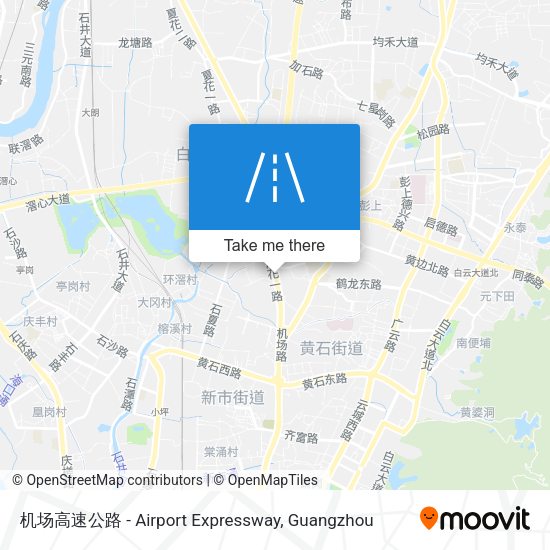 机场高速公路  - Airport Expressway map