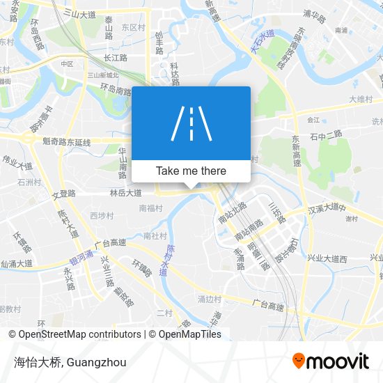海怡大桥 map