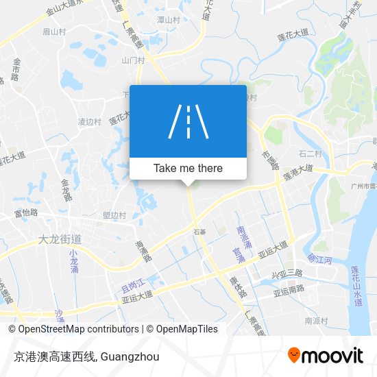 京港澳高速西线 map
