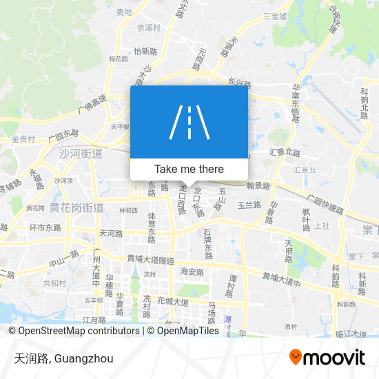 天润路 map