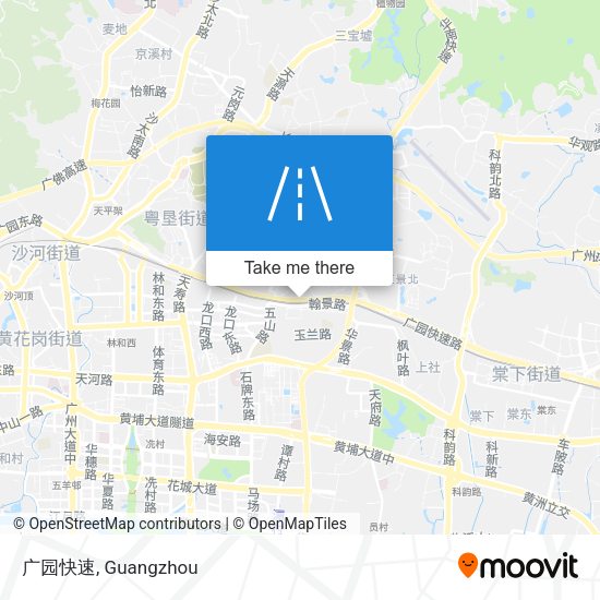 广园快速 map