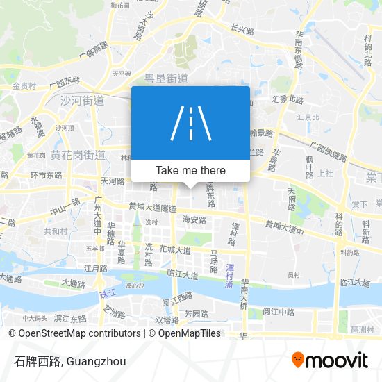 石牌西路 map