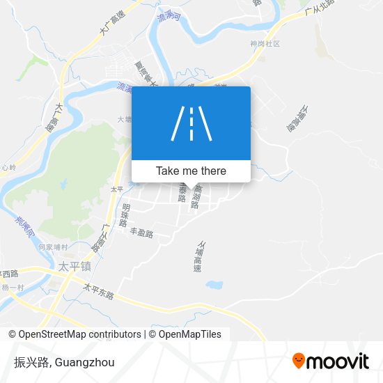 振兴路 map