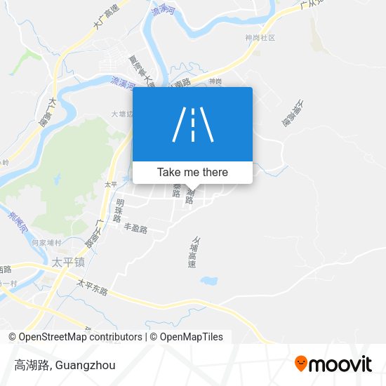高湖路 map