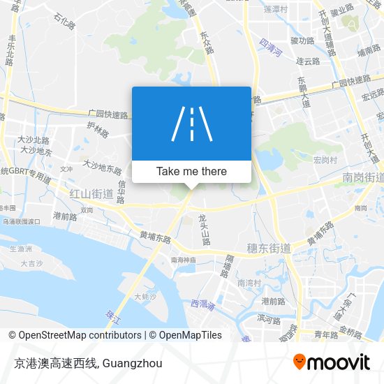 京港澳高速西线 map