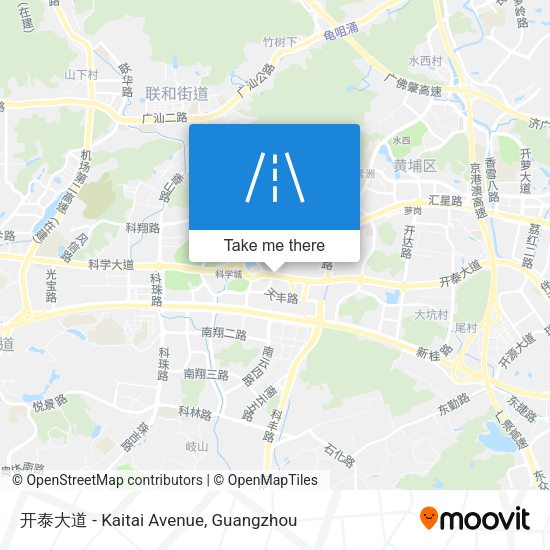 开泰大道 - Kaitai Avenue map