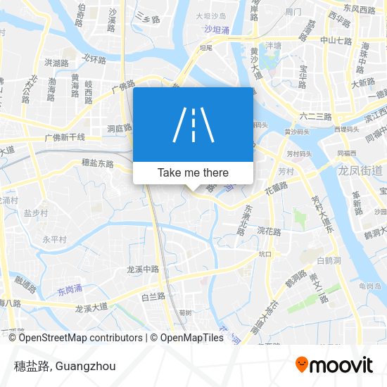 穗盐路 map