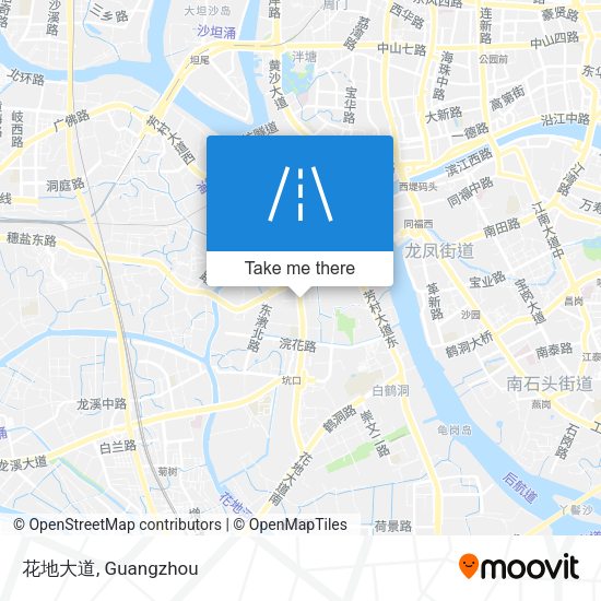 花地大道 map