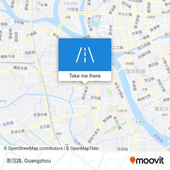茶滘路 map