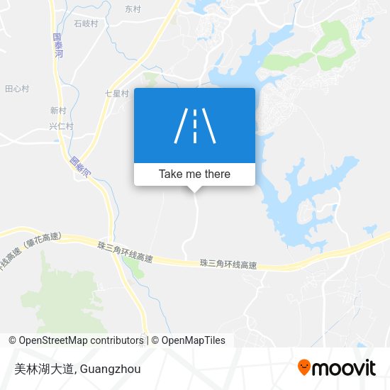 美林湖大道 map