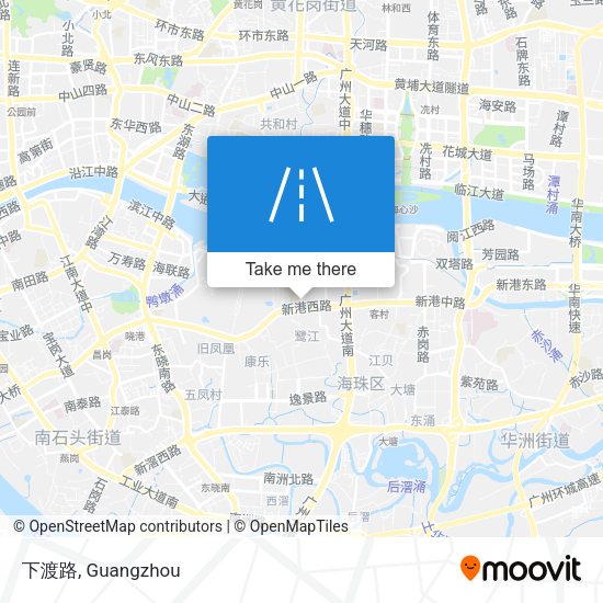 下渡路 map
