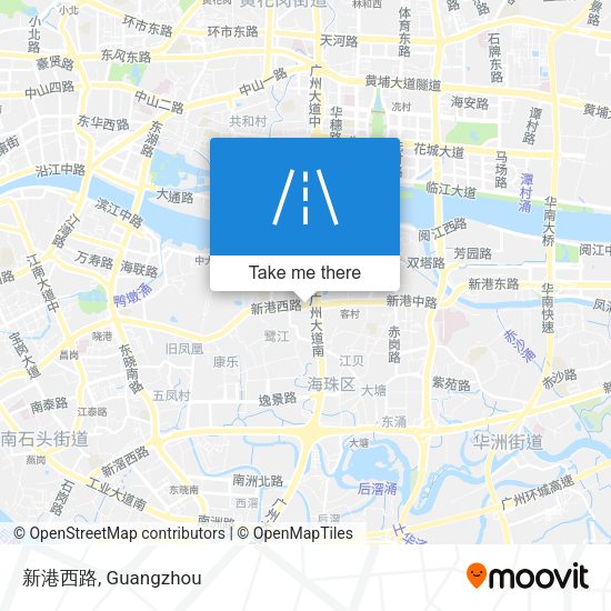 新港西路 map