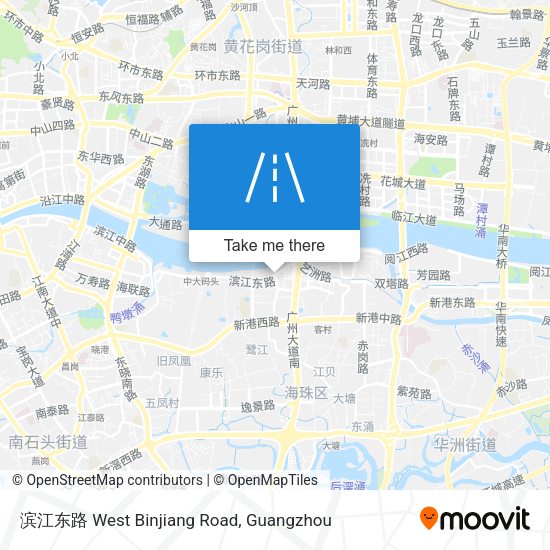 滨江东路 West Binjiang Road map