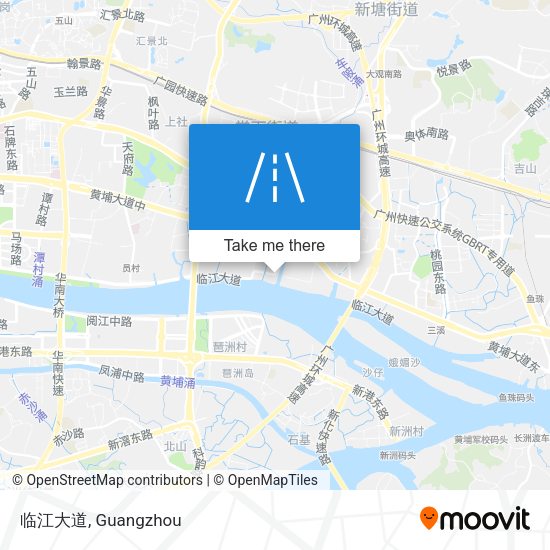 临江大道 map