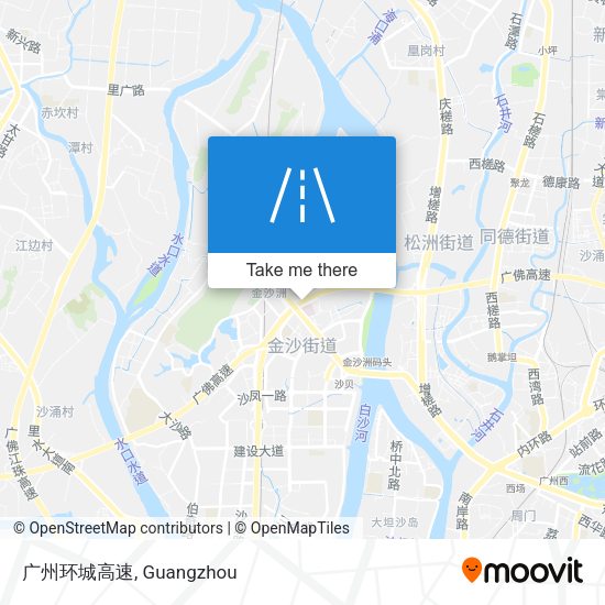 广州环城高速 map