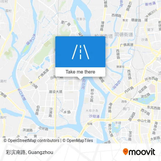 彩滨南路 map