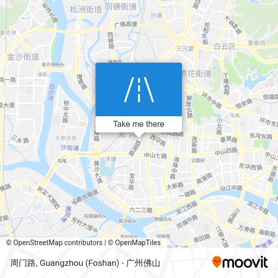 周门路 map
