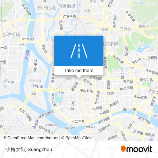 小梅大街 map