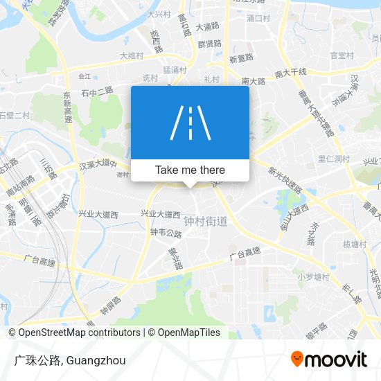 广珠公路 map