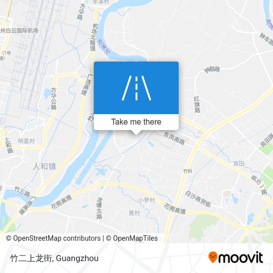 竹二上龙街 map