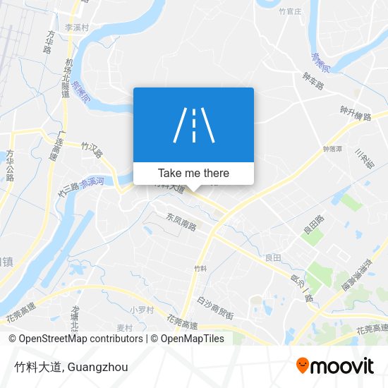 竹料大道 map