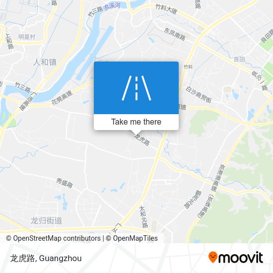 龙虎路 map