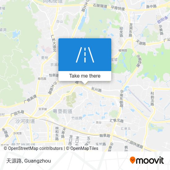 天源路 map