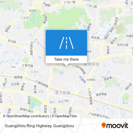 Guangzhou Ring Highway map